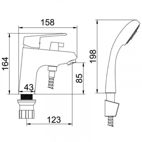 Смеситель для раковины D-Lin D131362 Хром