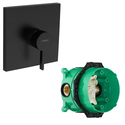 Смеситель для душа Hansgrohe Finoris 76615670S цвет Черный матовый