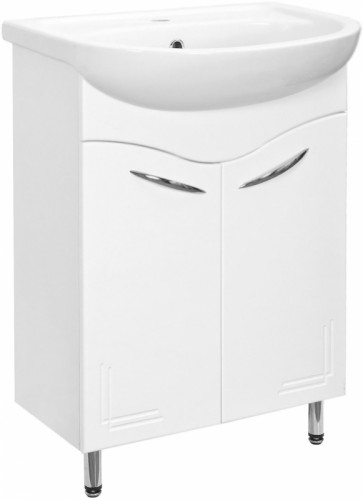 Тумба под раковину Onika Лада 60 Белая МДФ / ЛДСП