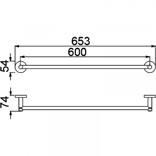 Полотенцедержатель Timo Saona 13053/17 Золото матовое