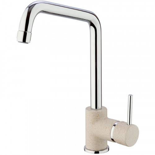 Смеситель для кухни Paini Cox 7894572CR599H1KM Бежевый матовый Хром