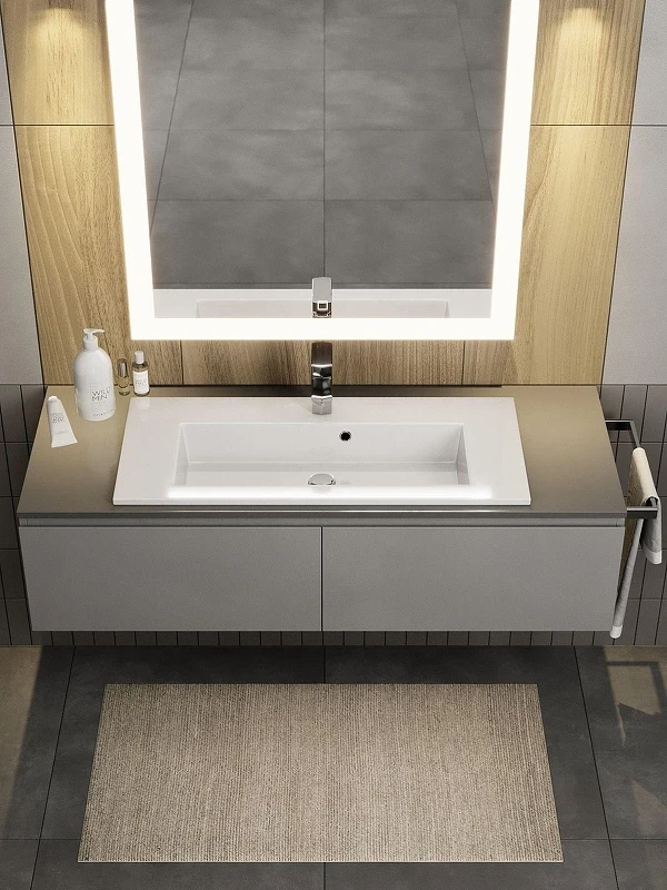 Раковина Uperwood Aurora 80 RAurora80wg цвет Белый глянцевый
