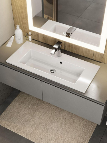 Раковина Uperwood Aurora 80 RAurora80wg цвет Белый глянцевый