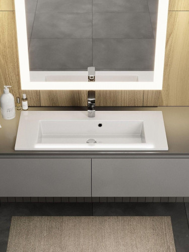 Раковина Uperwood Aurora 80 RAurora80wg цвет Белый глянцевый