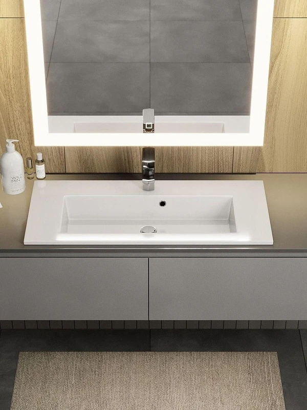 Раковина Uperwood Aurora 80 RAurora80wg цвет Белый глянцевый