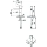 Смеситель для раковины Cezares Porta-LS1-BIO Белый матовый латунь