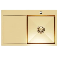 Кухонная мойка Mixline Pro 78 R 552919 цвет Золото