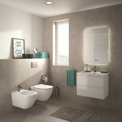 Унитаз Ideal Standard Tesi AquaBlade T007901 подвесной без сиденья фарфор подвесной