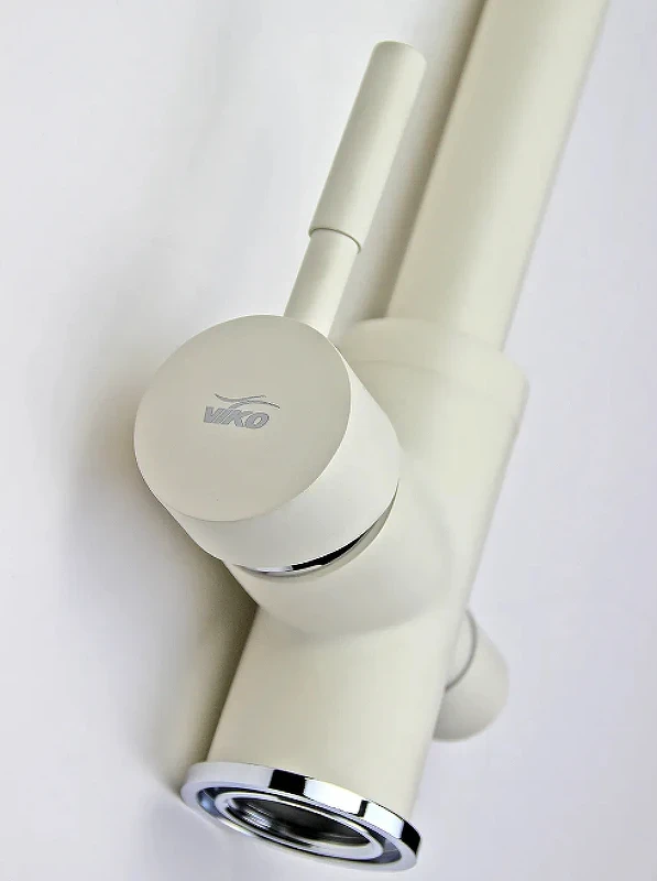 Смеситель для кухни Viko V-5144 Белый латунь
