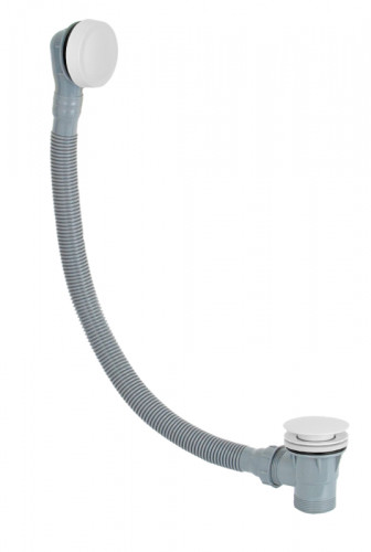 Слив-перелив Remer 96PCCBO click-clack цвет Белый матовый