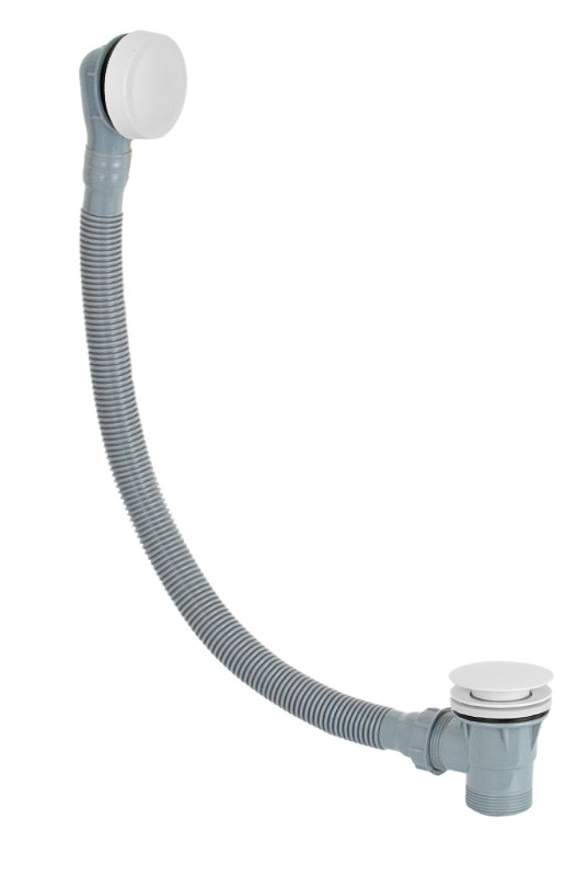 Слив-перелив Remer 96PCCBO click-clack цвет Белый матовый