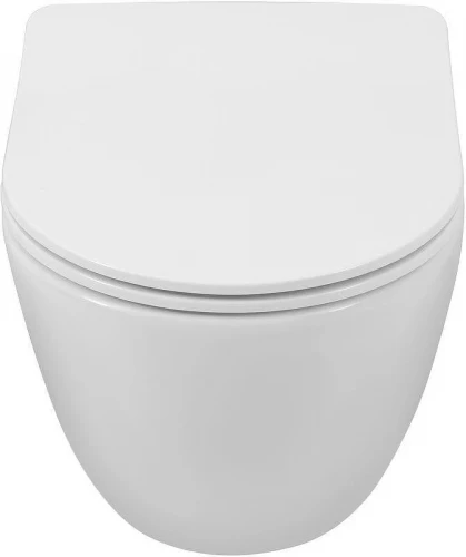 Унитаз Aquanet Cetus 3.0 Tornado 348005 подвесной цвет Белый с сиденьем Микролифт