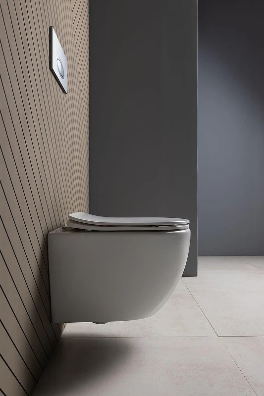 Унитаз Aquanet Cetus 3.0 Tornado 348005 подвесной цвет Белый с сиденьем Микролифт