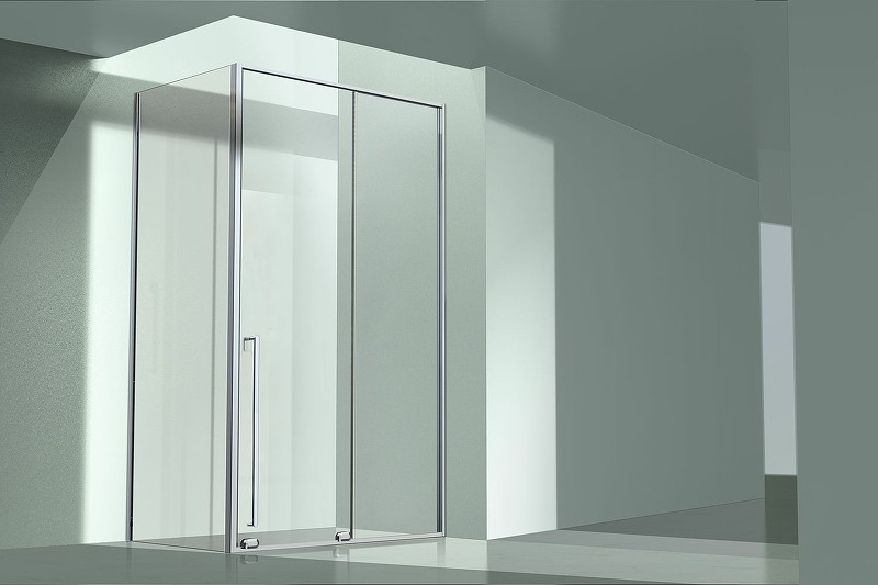 Душевой уголок Allen Brau Fantasy 130x80 3.11007.00 + 3.11011.00 профиль Хром стекло прозрачное