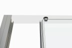 Душевой уголок Allen Brau Fantasy 130x80 3.11007.00 + 3.11011.00 профиль Хром стекло прозрачное