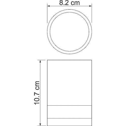 Стакан для зубных щеток WasserKRAFT Inn K-4328 Бежевый