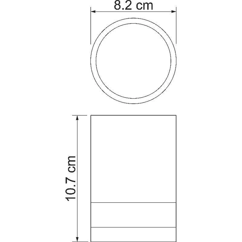 Стакан для зубных щеток WasserKRAFT Inn K-4328 Бежевый