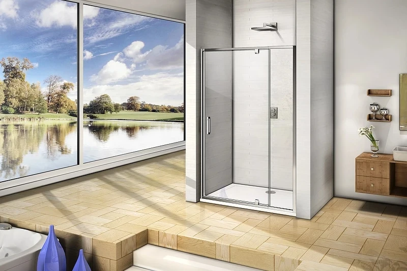 Душевая дверь Good Door Orion WTW-PD-110-C-CH 110 профиль Хром стекло прозрачное