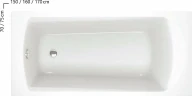 Акриловая ванна Ravak Domino 170x75 C631000000 без гидромассажа
