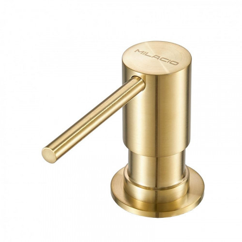 Дозатор для моющего средства Milacio Ultra MCU.934.GD цвет Золото брашированное
