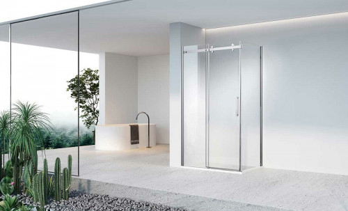 Душевой уголок Vincea Como-N 120x80 VSR-4CN8012CL профиль Хром стекло прозрачное