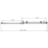 Душевой уголок Vincea Como-N 120x80 VSR-4CN8012CL профиль Хром стекло прозрачное
