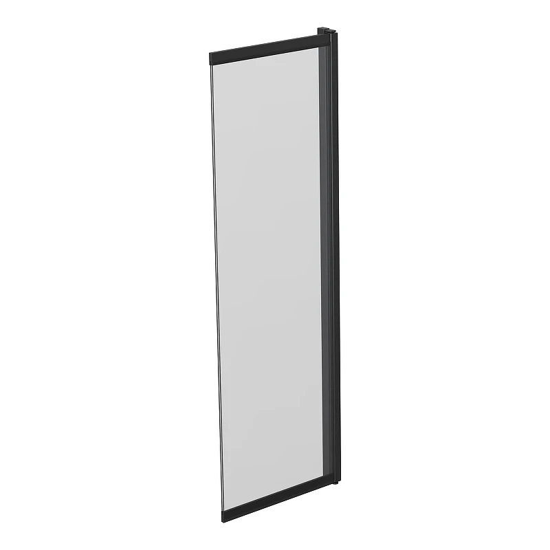 Шторка на ванну Reflexion Slider 90 RX15090CBL-21 профиль цвет Черный матовый стекло прозрачное