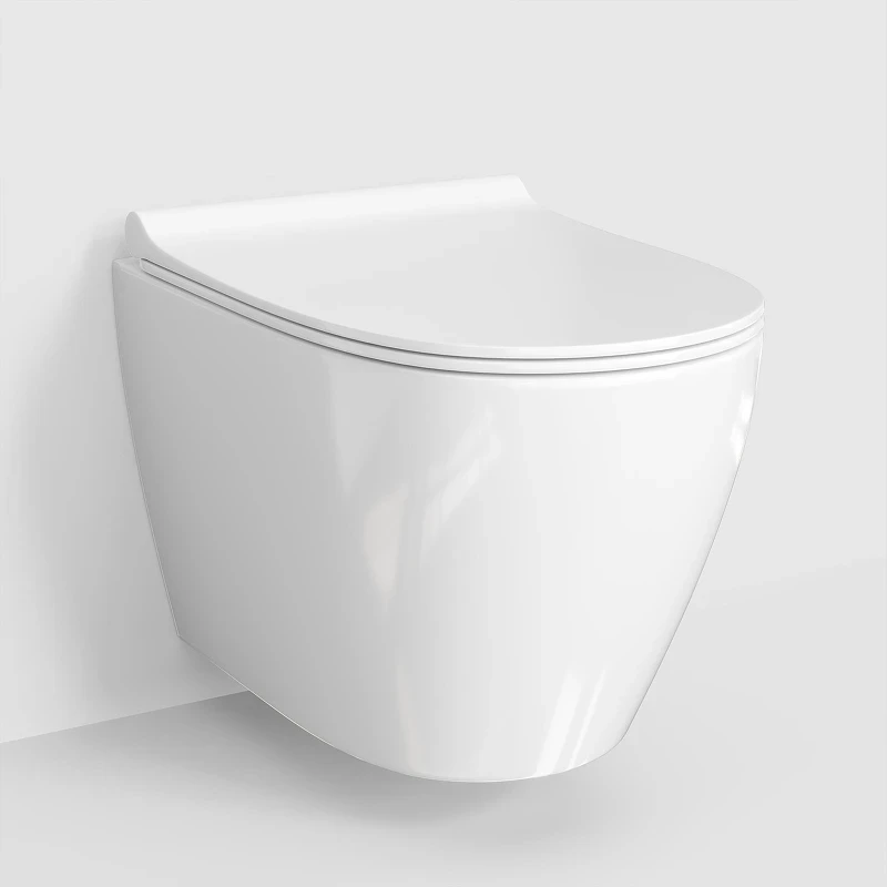 Унитаз WasserKRAFT Mindel H002.E034 подвесной цвет Белый с сиденьем Микролифт