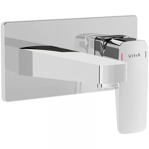 Смеситель для раковины Vitra Root Square A42738EXP Хром встраиваемый