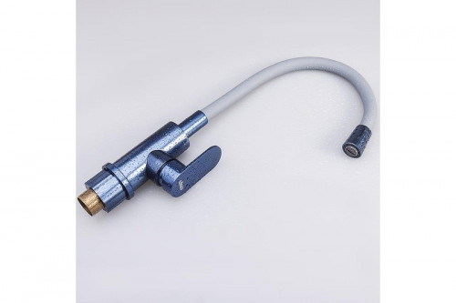 Смеситель для кухни Ekko E4223-21 цвет Синий Серый