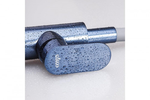 Смеситель для кухни Ekko E4223-21 цвет Синий Серый