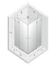 Душевой уголок New Trendy Avexa Black 100x100 EXK-1618 профиль Черный стекло прозрачное