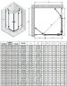Душевой уголок New Trendy Avexa Black 100x100 EXK-1618 профиль Черный стекло прозрачное