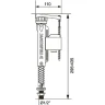 Наливная арматура Wirquin Jollyfill FB150TL1 10975058 телескопическая G 1/2