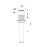 Донный клапан Comforty DK-01 00004144039 click-clack Белый