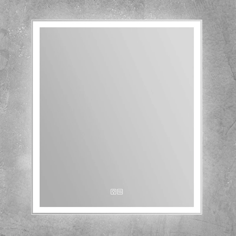 Зеркало BelBagno 70 SPC-GRT-700-800-LED-TCH-WARM с подсветкой с подогревом с сенсорным выключателем стекло