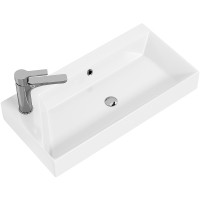 Раковина Dreja Slim Synergy 65 17065-KL Белая фаянс полувстраиваемая