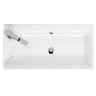 Раковина Dreja Slim Synergy 65 17065-KL Белая фаянс полувстраиваемая