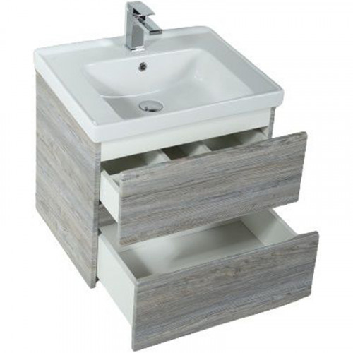 Тумба под раковину Art&amp;Max AM-Techno-600-2C-SO-LW635 подвесная Сосна МДФ / ЛДСП