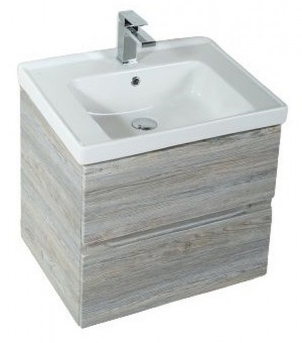 Тумба под раковину Art&amp;Max AM-Techno-600-2C-SO-LW635 подвесная Сосна МДФ / ЛДСП