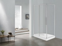 Душевой уголок Esbano Surf 120x80 ESOGS128PSC профиль Хром стекло прозрачное