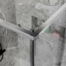 Душевой уголок Esbano Surf 120x80 ESOGS128PSC профиль Хром стекло прозрачное