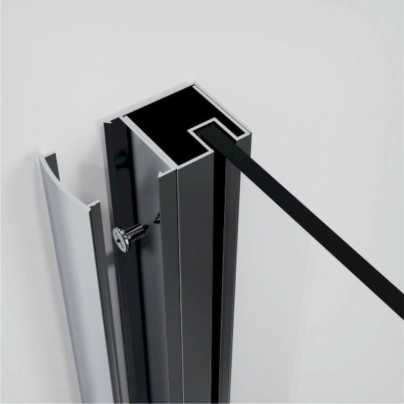 Душевой уголок Esbano Surf 120x80 ESOGS128PSC профиль Хром стекло прозрачное