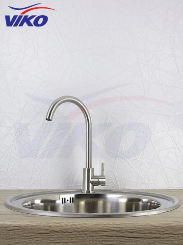 Смеситель для кухни Viko V-4404 Серебро