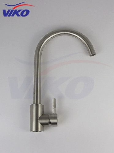 Смеситель для кухни Viko V-4404 Серебро