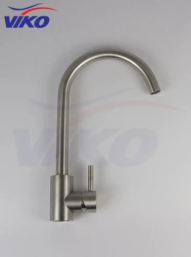 Смеситель для кухни Viko V-4404 Серебро