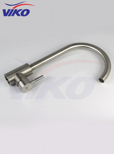 Смеситель для кухни Viko V-4404 Серебро