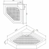 Акриловый поддон для душа AM.PM Gem 90х90 W90T-405-090WT Белый