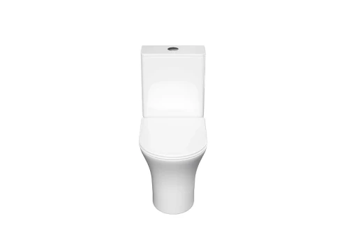Унитаз компакт Aquatek Optima AQ4412-00 цвет Белый с бачком и сиденьем Микролифт
