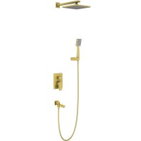Душевая система Timo Selene SX-3069/17SM Золото матовое латунь встраиваемый